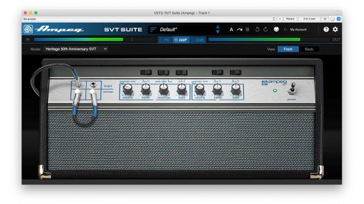 Ampeg SVT Suite bass amplifier plugin