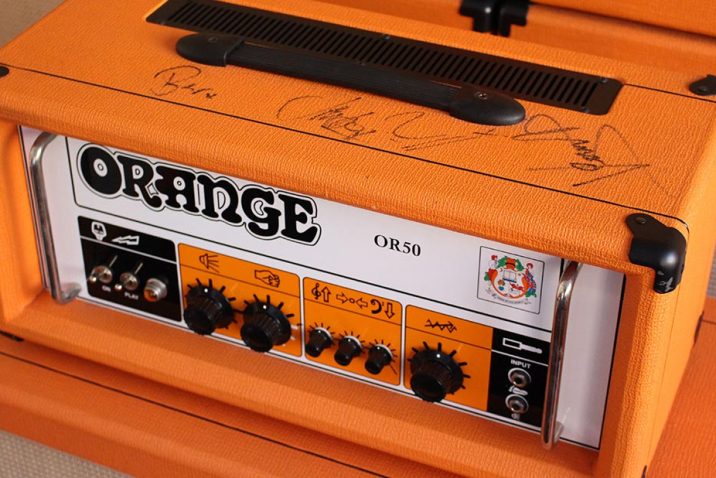 Orange Amplification Auction Signed Biffy Clyro Amp For Cancer Research