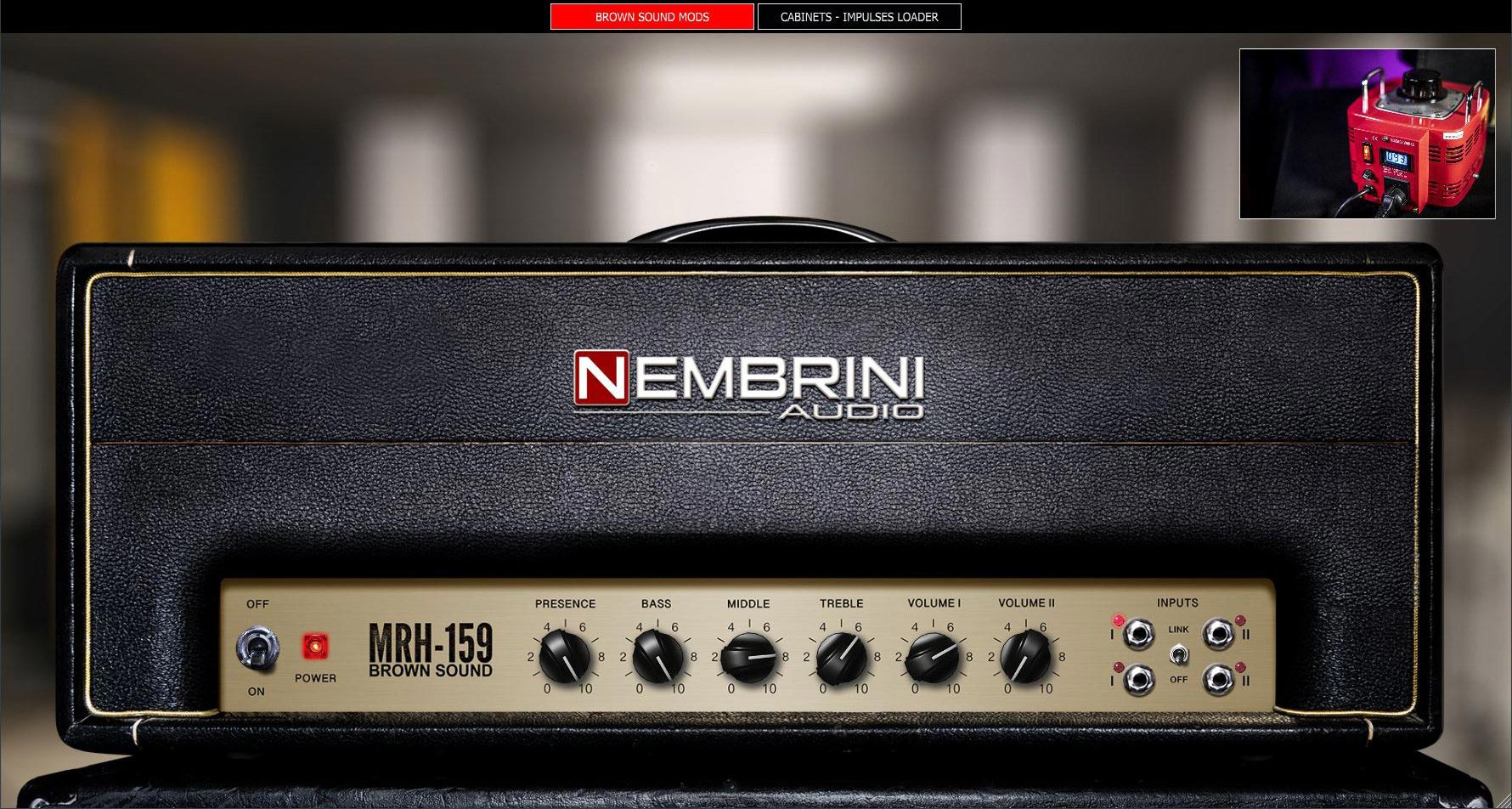 Nembrini Audio MRH-159 Brown Sound guitar amp plugin