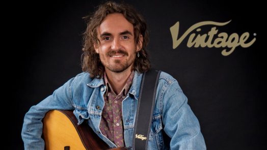 Blair Dunlop endorses Vintage guitars