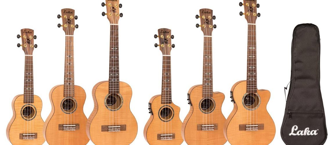Laka adds new series to their popular lines of professional ukuleles