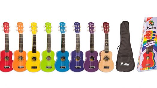 Laka Rainbow Series Ukuleles