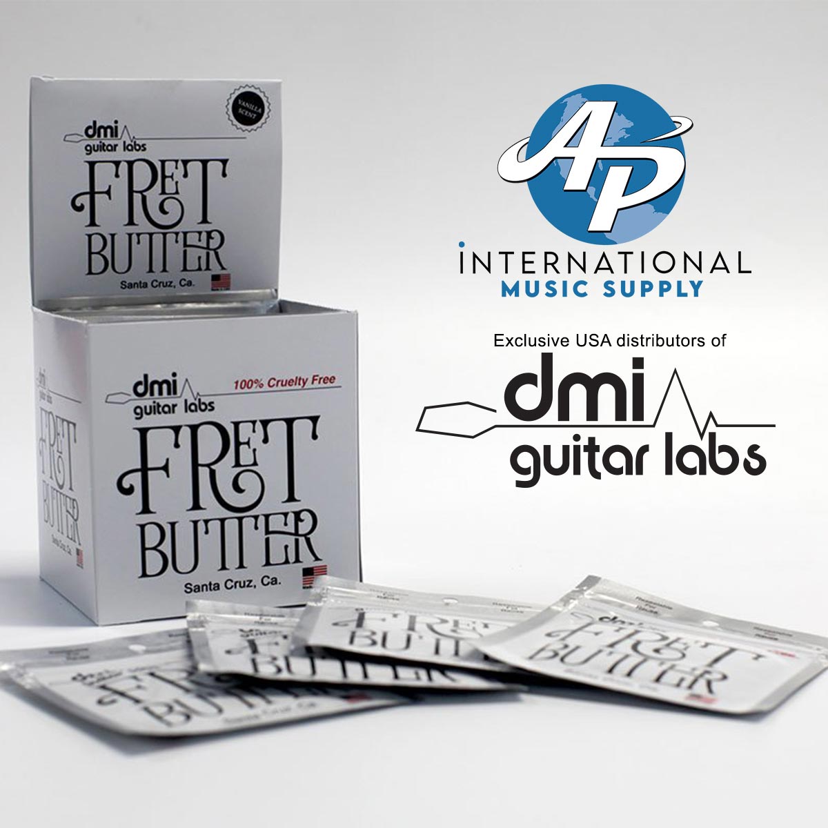 AP International Becomes Exclusive USA Distributors of  DMI Guitar Labs Line of Cleaning Products