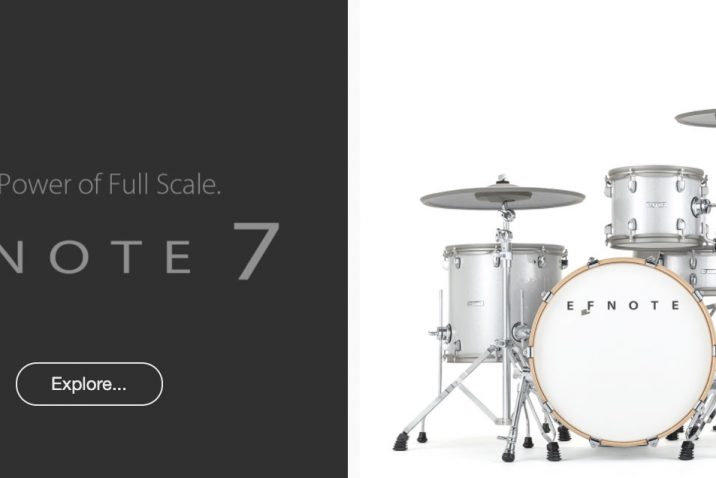 Artesia Pro's EFNOTE 7 electronic drum set scores "Sweet Adventure"