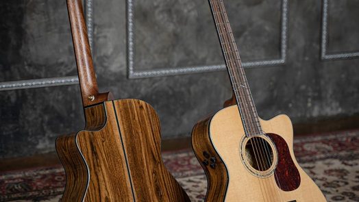 Cort Gold Series Acoustic Guitars with Exotic Bocote Tonewood