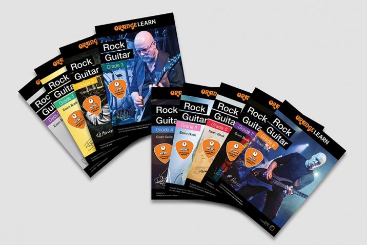 NEW! Orange Learn Graded Rock Guitar Books