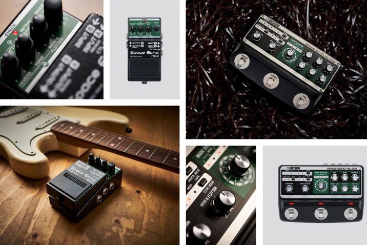 BOSS Introduces RE-202 and RE-2 Space Echo Pedals