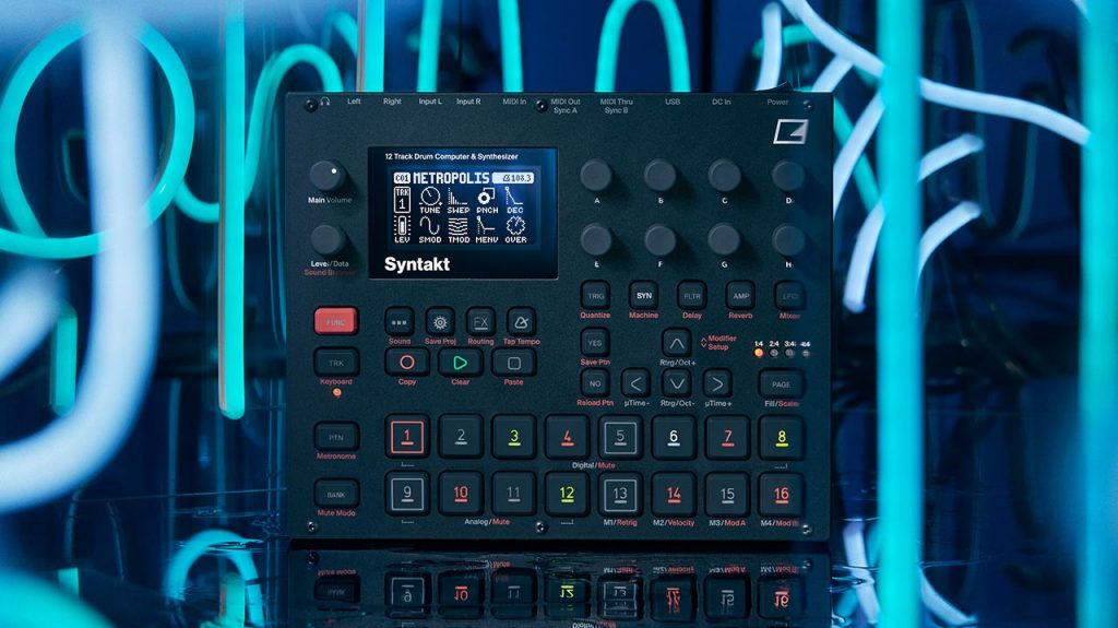 Elektron Syntakt 12-track drum computer and synthesizer