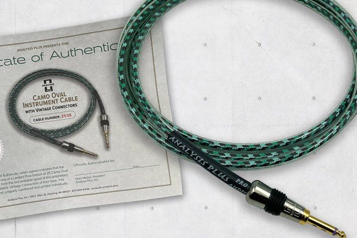 Analysis Plus to Auction Final Run of Collectable Camo Oval Instrument Cables