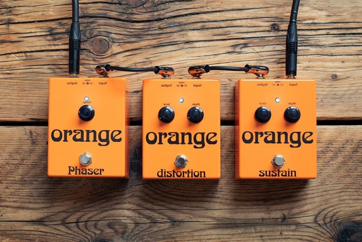 Orange Amps Retro 1970s Effect Pedals