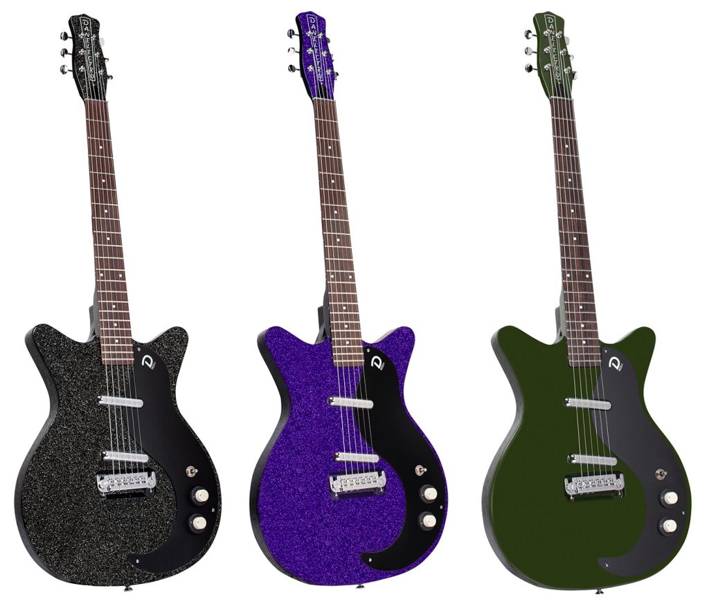 Danelectro Blackout ‘59M NOS+ in three exciting hot new finishes
