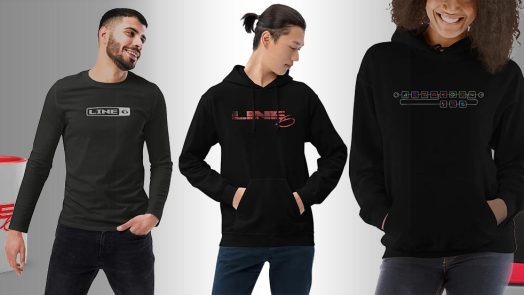 Line 6 Offers Fresh Line of Branded Clothing & Accessories in Partnership with Player Wear