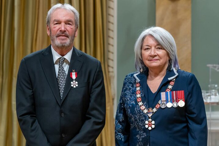 Robert Godin Receives the Order of Canada medal