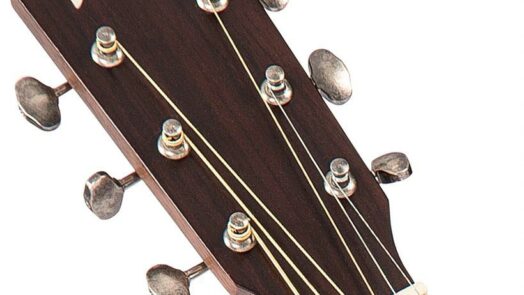 Vintage Statesboro: Six string electro-acoustic acoustic guitar.
