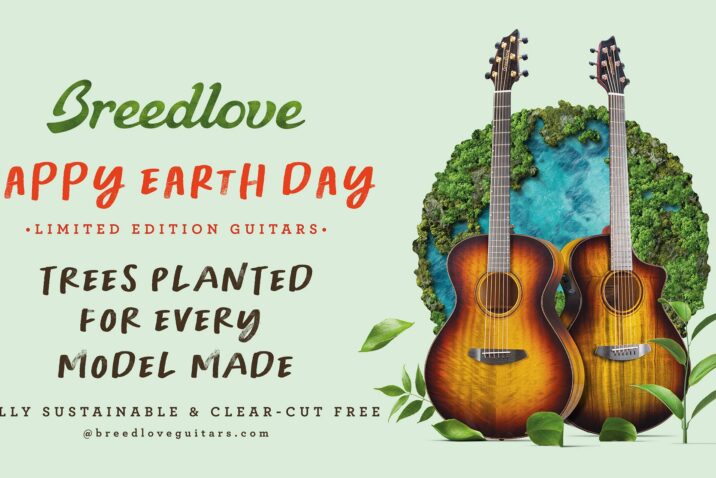 Breedlove Introduces Two Special Limited-Edition Models for 2023 Earth Day