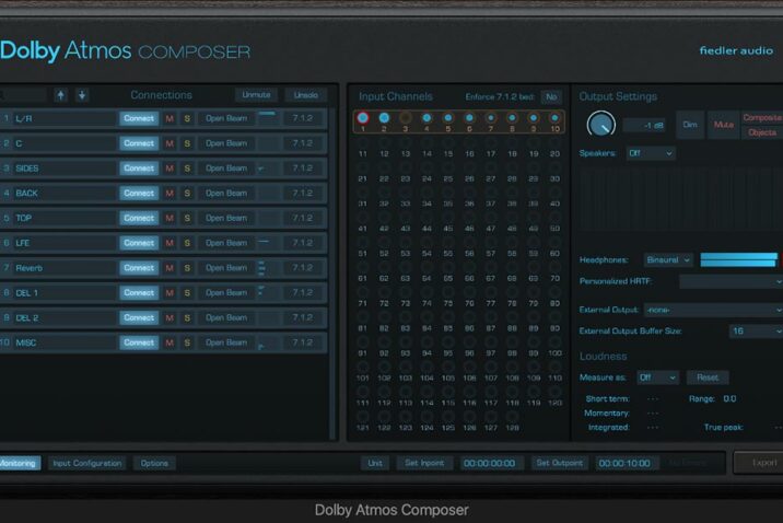 Dolby Atmos Composer by Fiedler Audio released