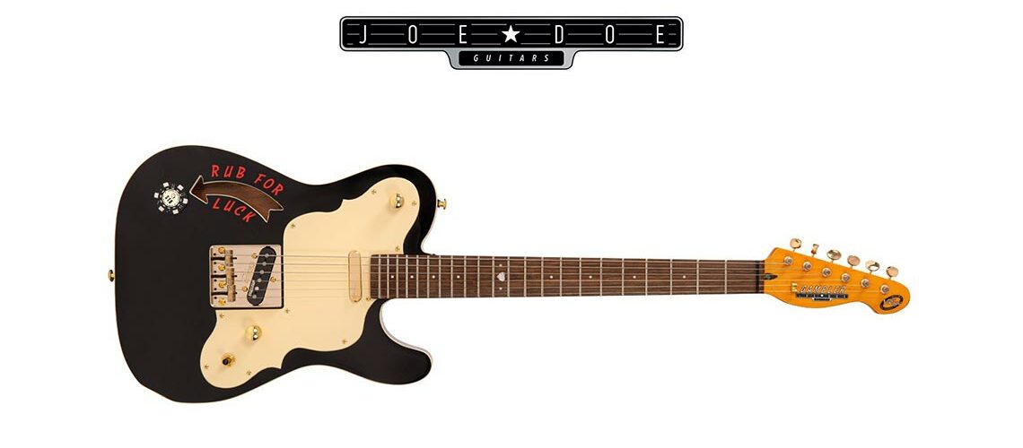 Joe Doe Gambler solid bodied electric guitars by Vintage at NAMM 2023