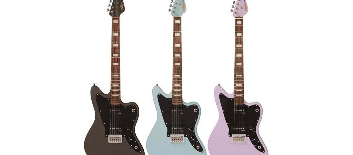 Vintage ReIssued V65H hardtail electric guitar, now in a trio of new satin finishes