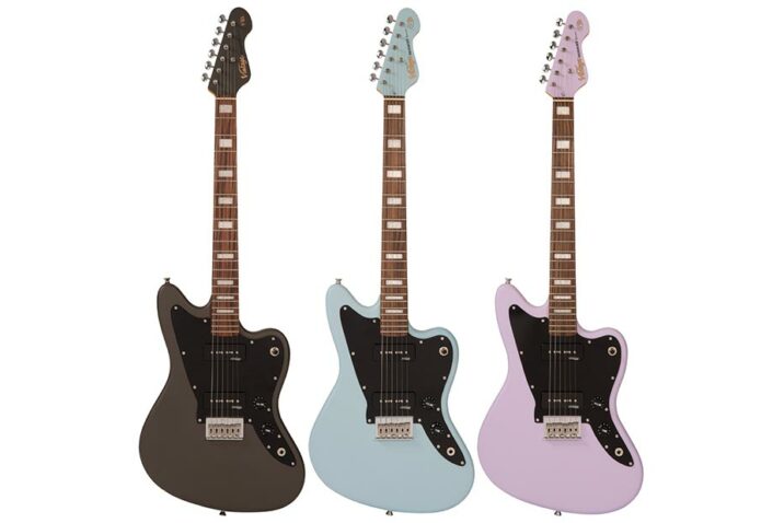 Vintage ReIssued V65H hardtail electric guitar, now in a trio of new satin finishes