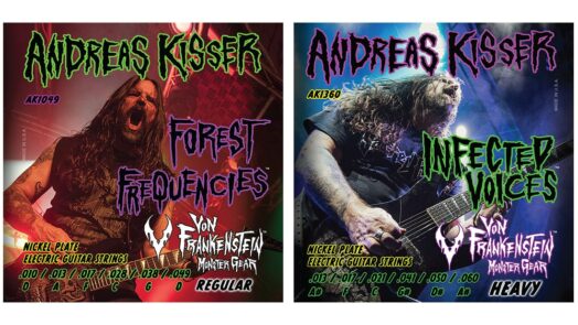 Sepultura’s Andreas Kisser Teams Up with Von Frankenstein Monster Gear on Signature Guitar Strings