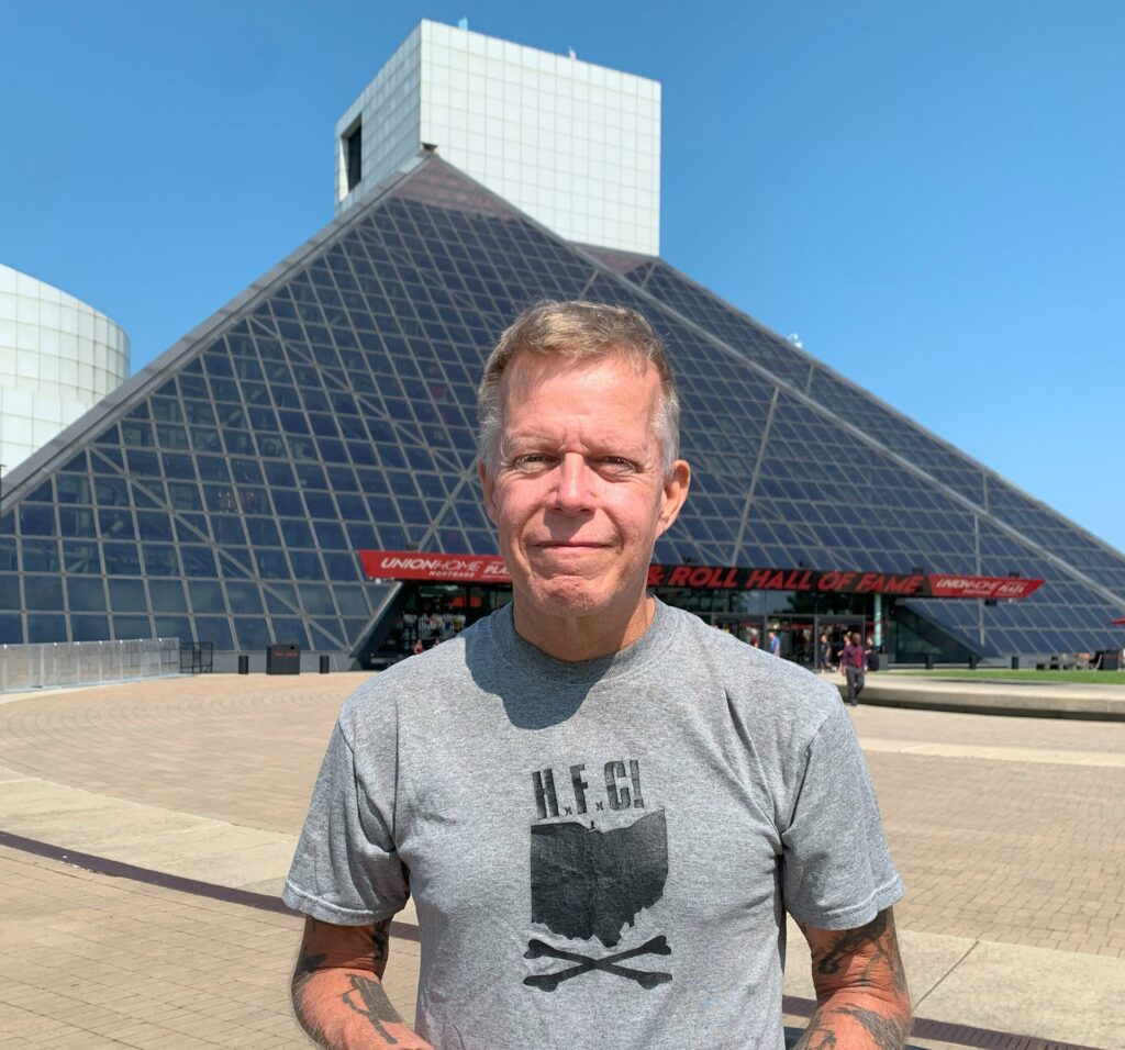 Derek Hess at The Rock & Roll Hall of Fame