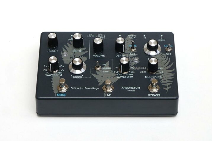 Diffractor Soundings releases its first pedal, The Arboretum, a stereo optical tremolo