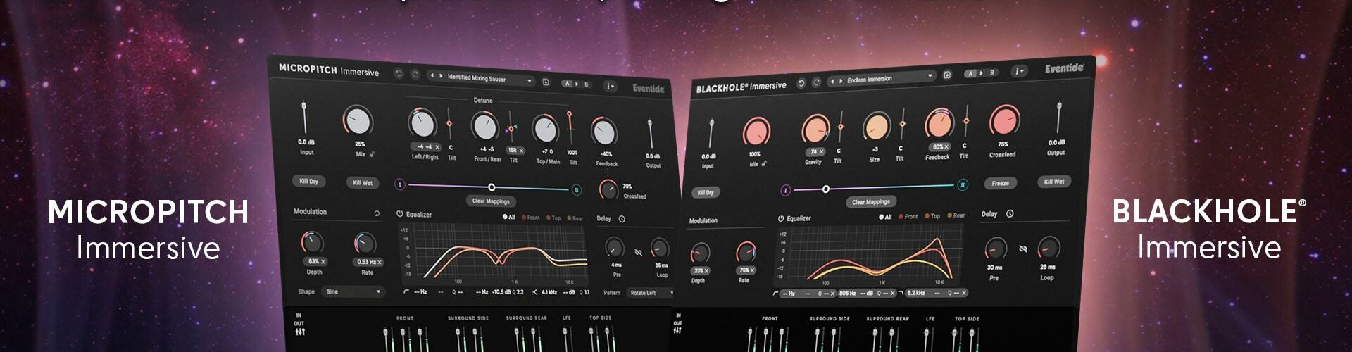 Eventide Goes Immersive with New Blackhole and MicroPitch Plug-ins