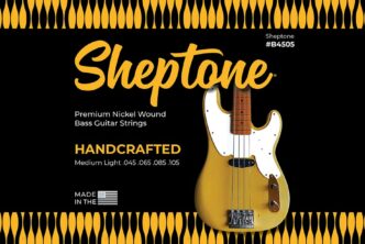 Sheptone Debuts Premium Nickel Wound Bass Guitar Strings