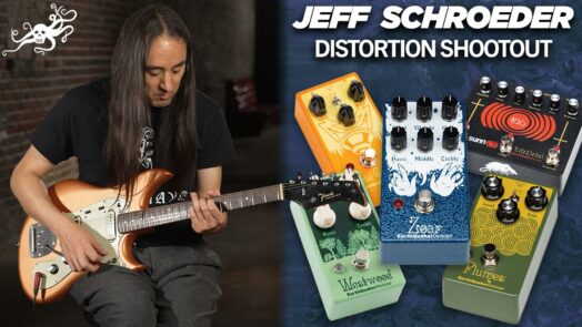 Jeff Schroeder Demos EarthQuaker Devices Distortion Pedals