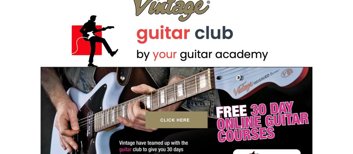 Vintage 30 days free Guitar Club offer