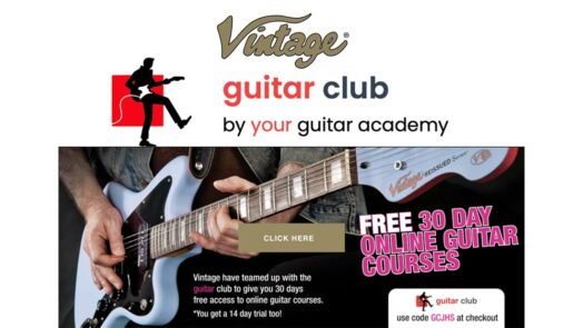 Vintage 30 days free Guitar Club offer