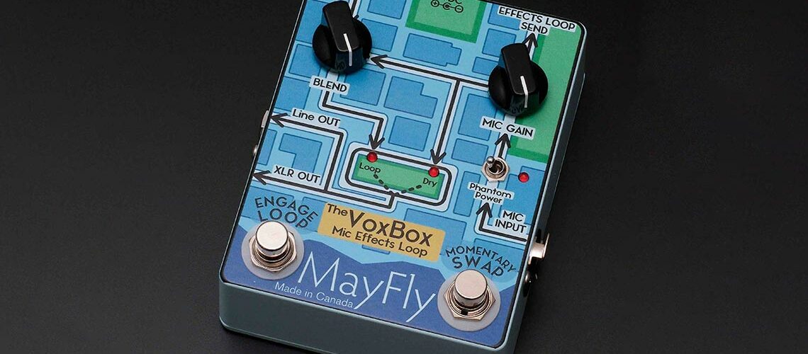 MayFly Introduces the VoxBox microphone effects loop