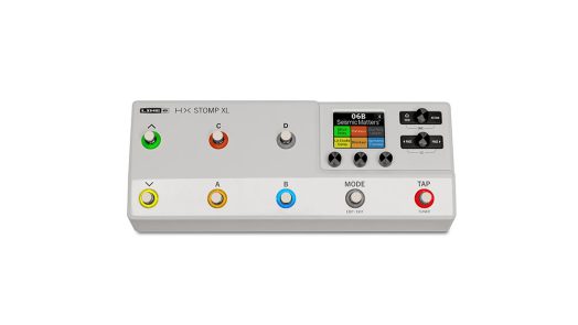 Line 6 Debuts HX Stomp XL Limited Edition White Amplifier and Effects Processor