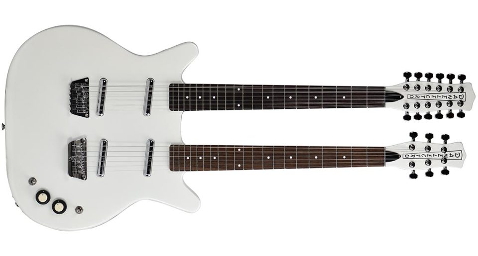 Danelectro 6-12 Double Neck in Limited Edition White Pearl