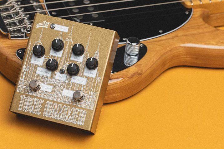 Aguilar Amplification Unveils Limited Edition NYC Gold Skyline Tone Hammer Preamp
