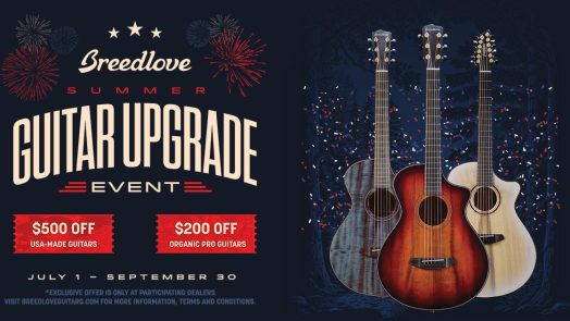 Breedlove Guitars Announces Summer 2024 Promotion