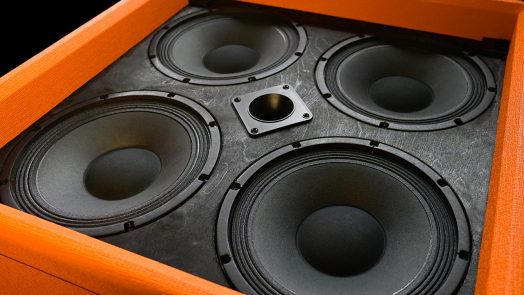 Orange Upgraded AD200 Bass Head and Speaker Cabinets