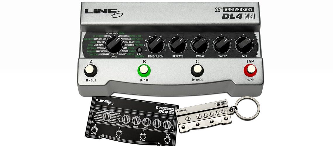 Line 6 Celebrates 25 Years of Sonic Innovation with Limited Edition DL4 MkII