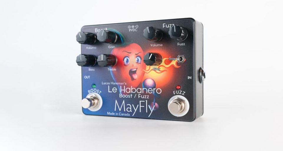 MayFly Audio releases the Le Habanero Boost / Fuzz pedal