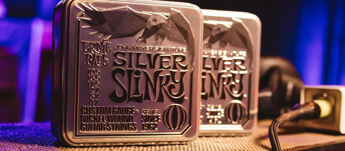 Ernie Ball announces John Mayer Silver Slinky Signature Guitar Strings