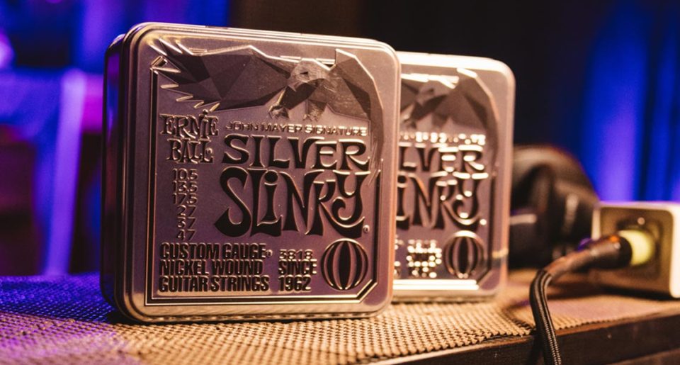 Ernie Ball announces John Mayer Silver Slinky Signature Guitar Strings